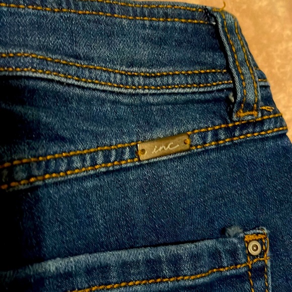 Inc Destroyed Beaded Ankle Jeans Size 0 - Picture 8 of 10